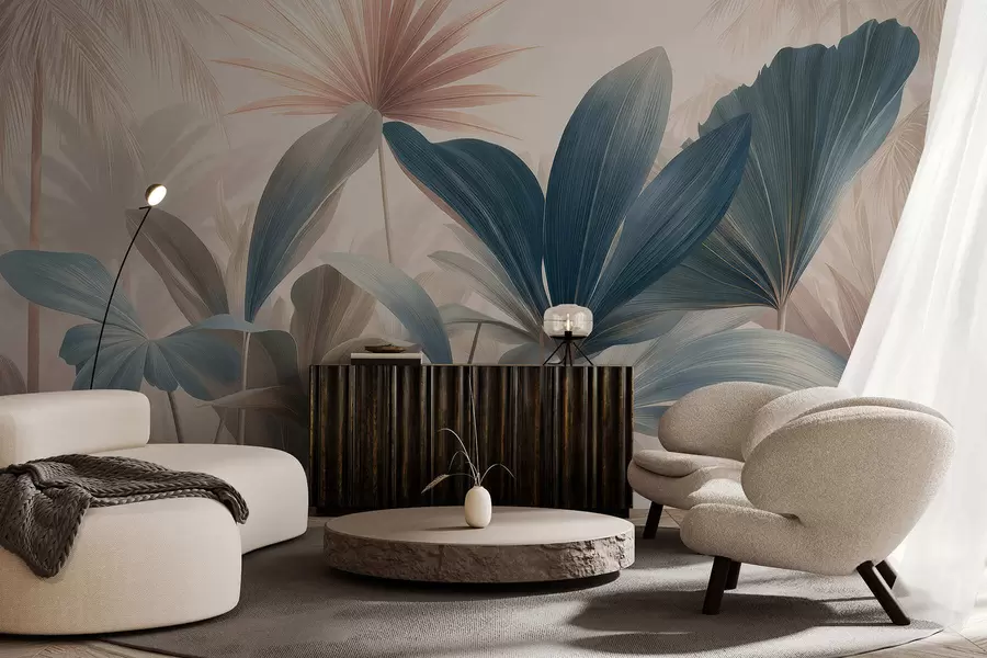 fototapeter Flettede tropiske blader w05251