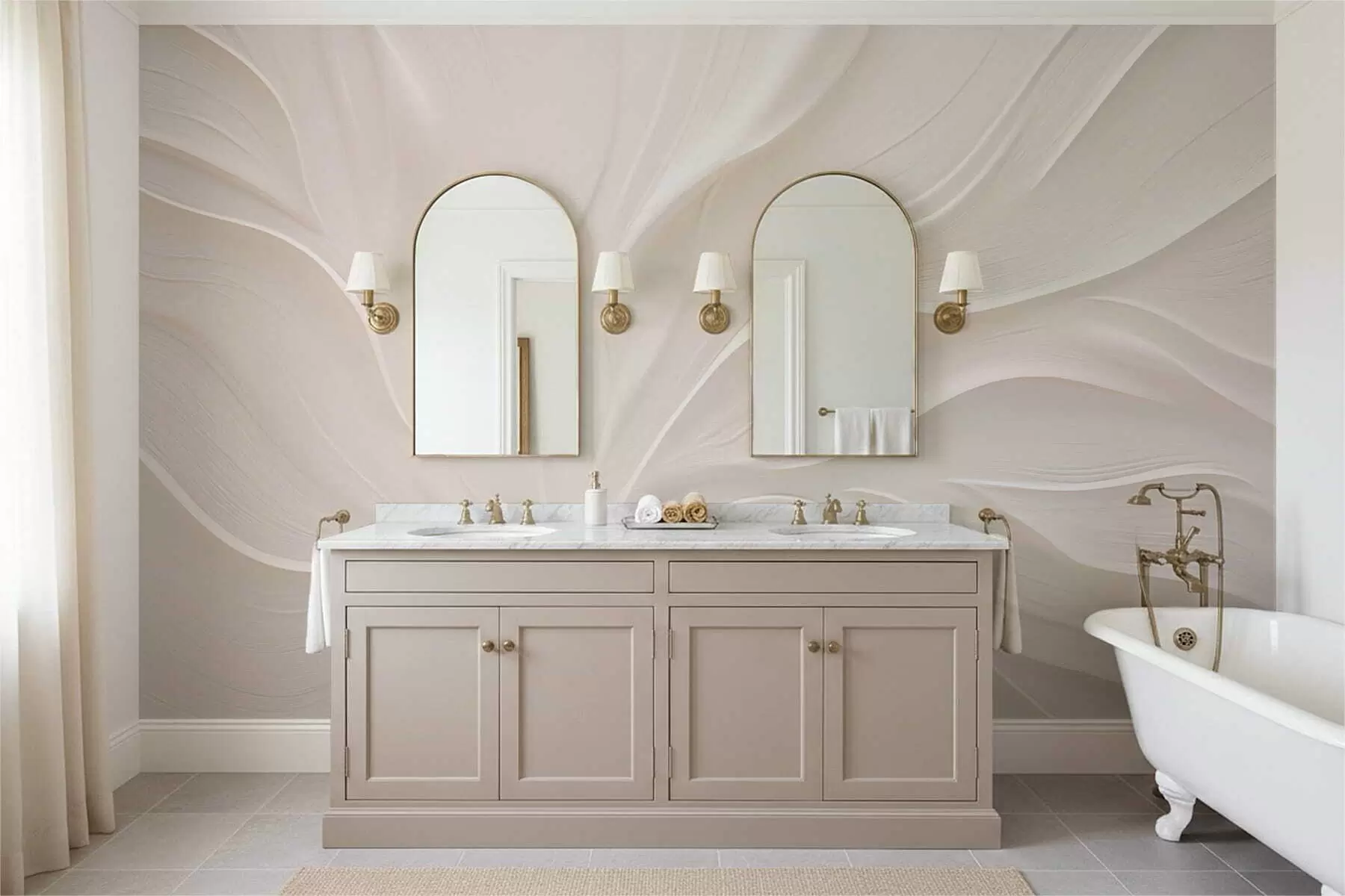 fototapeter Delikate, gjennomsiktige blader på en gren w05267