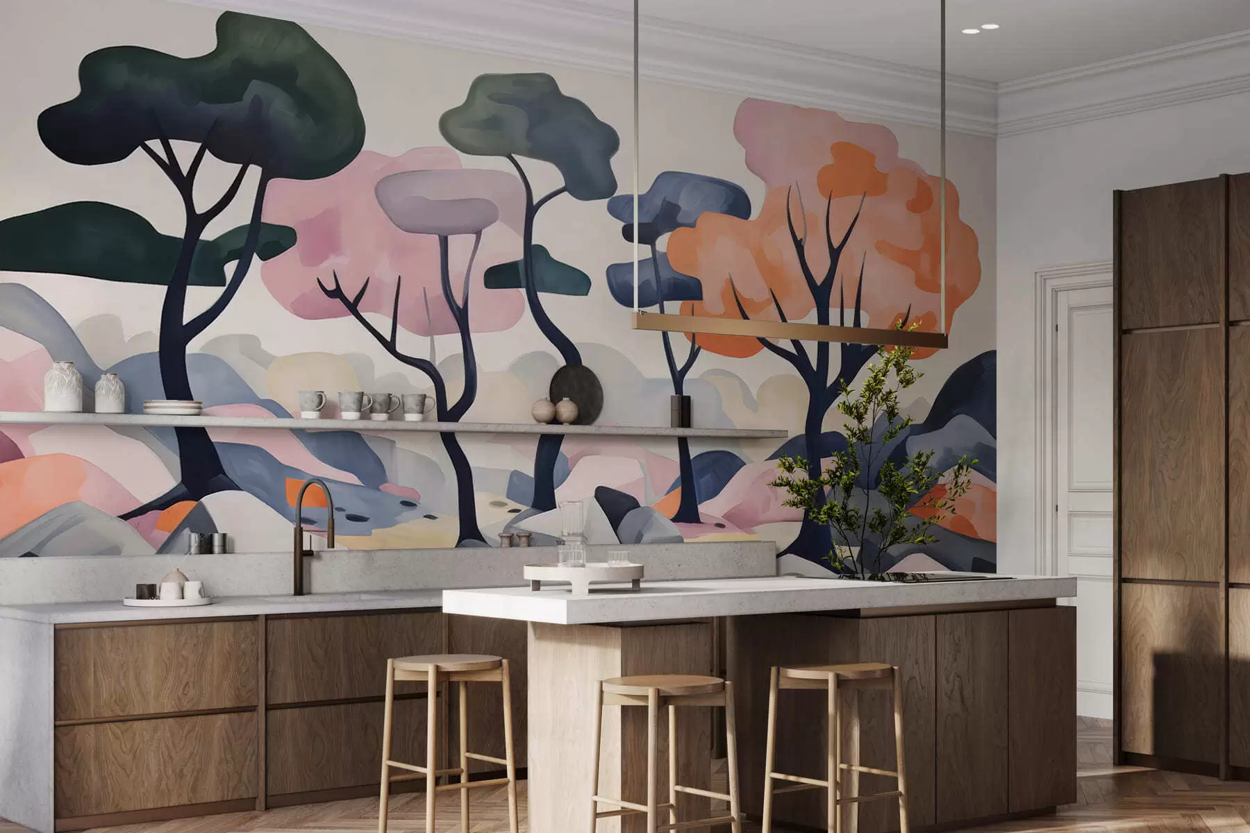 fototapeter Feetrær w05284