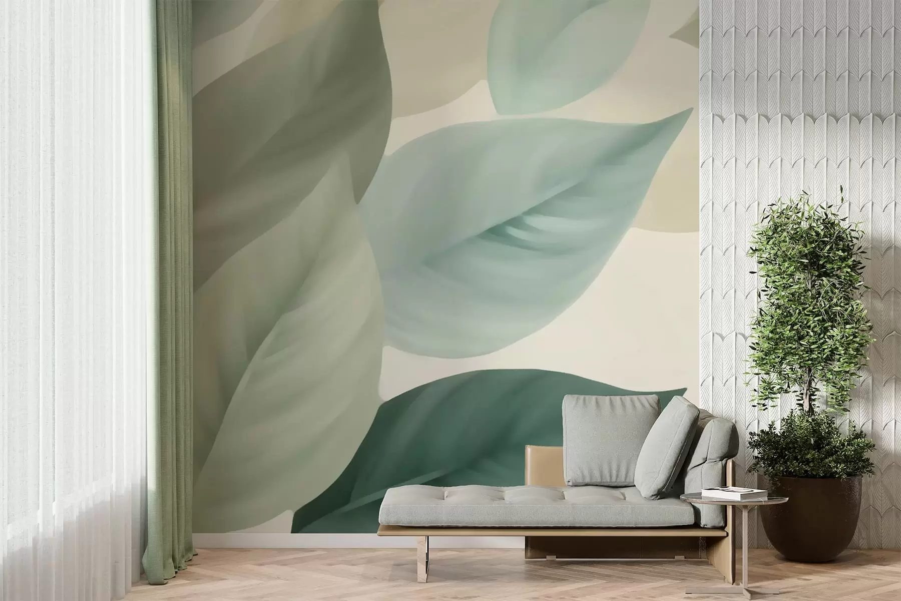 fototapeter Store blader w05107