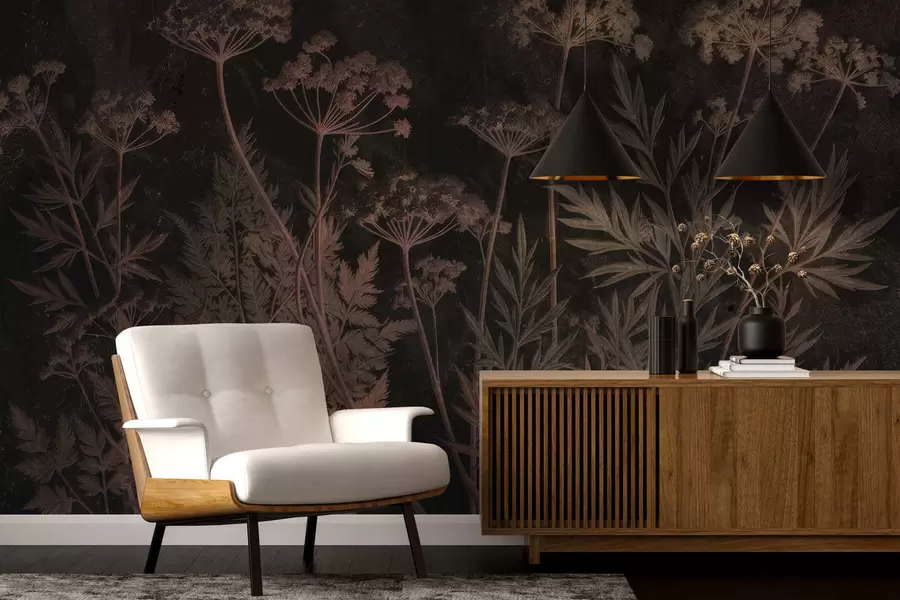 fototapeter Sammenflettede evighetsblomster w05369v1