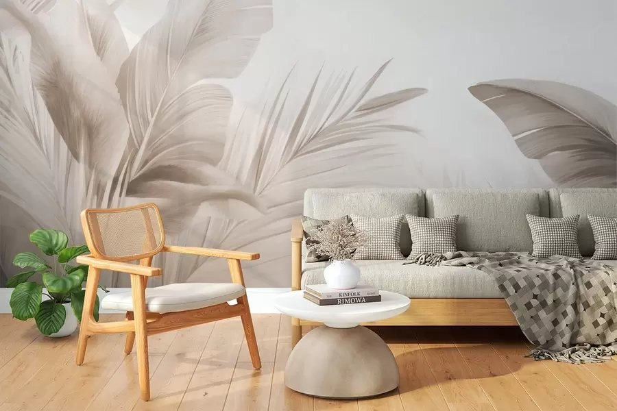 fototapeter Bananblader, lange blader w05377