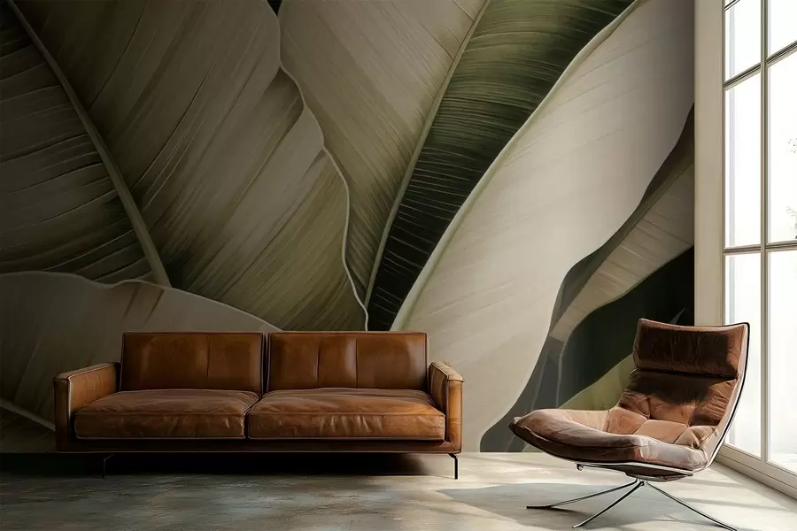 fototapeter Bananblader, lange blader w05403