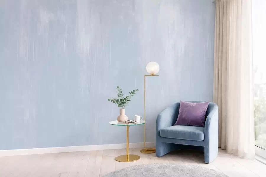 fototapeter Lyseblå bakgrunn med myk vertikal struktur w05121v1