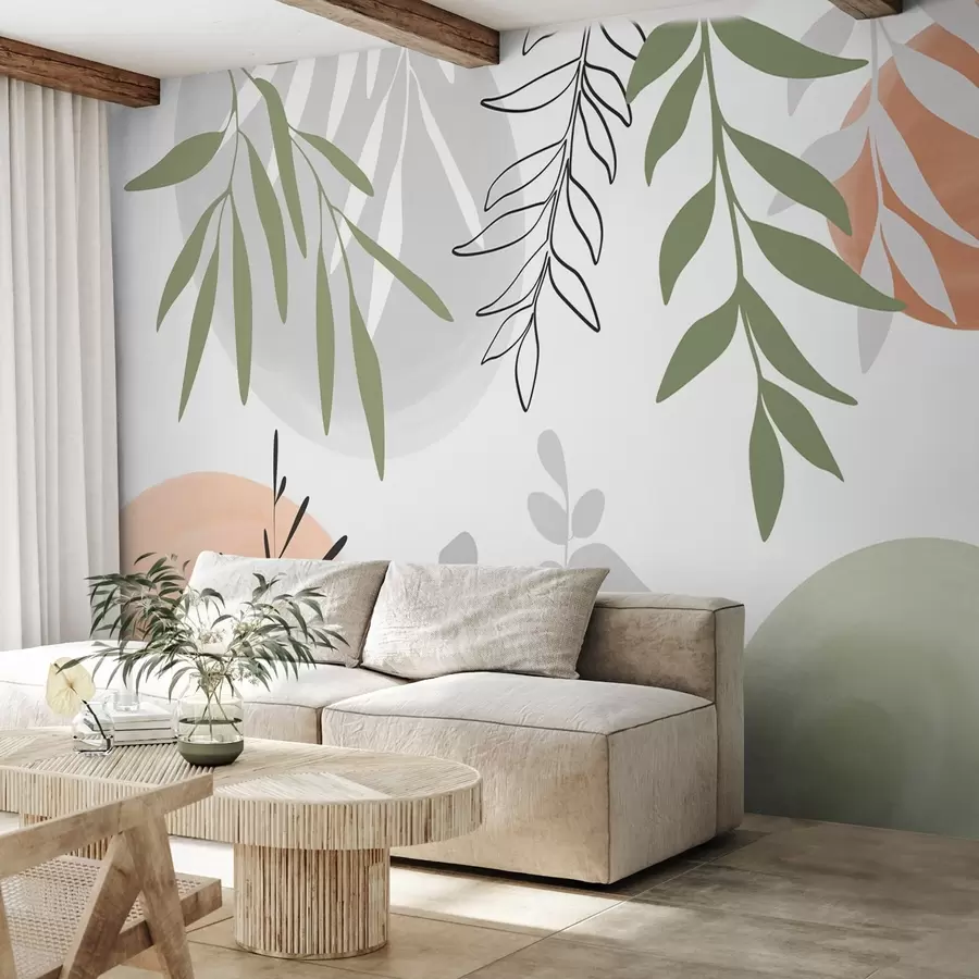 fototapeter Abstrakt vegetasjon w05506