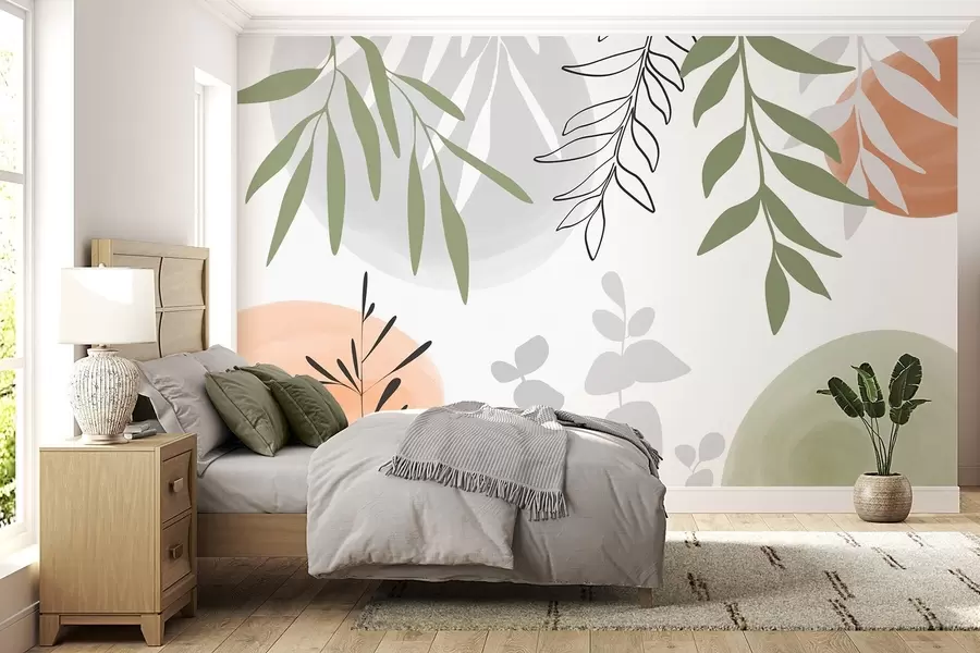 fototapeter Abstrakt vegetasjon w05506