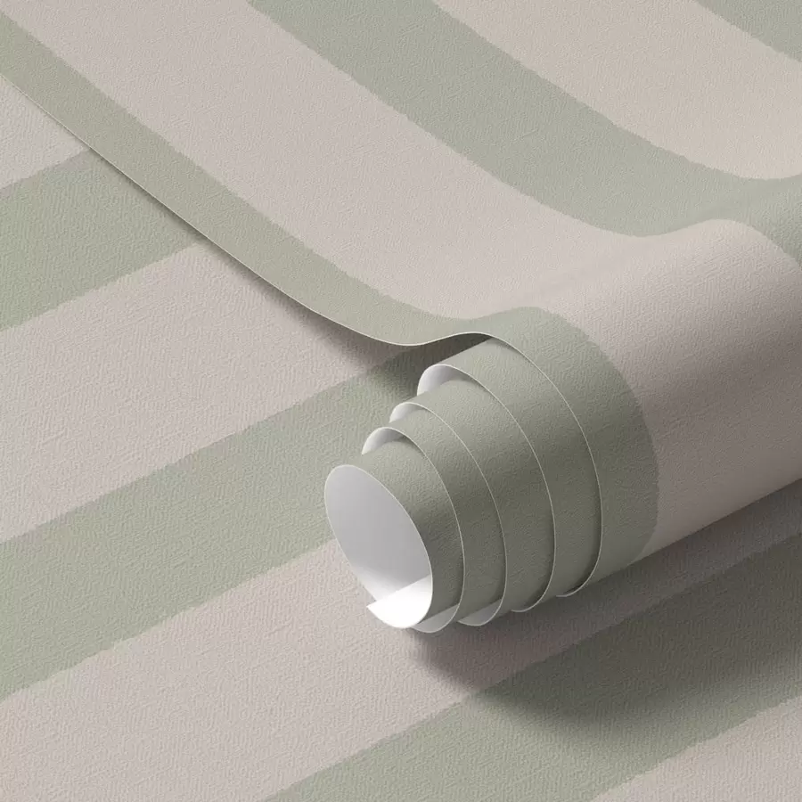 fototapeter Grønne og beige vertikale striper a01180