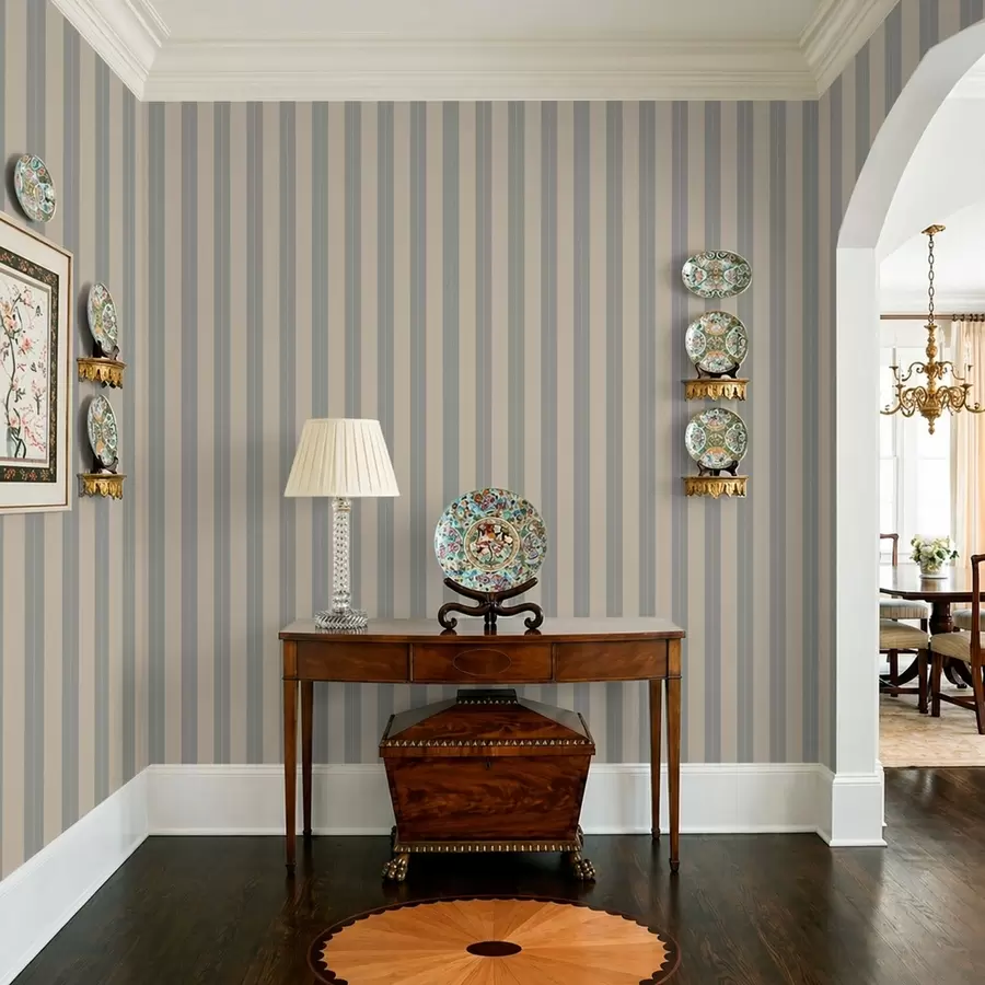 fototapeter Grå og beige vertikale striper a01181