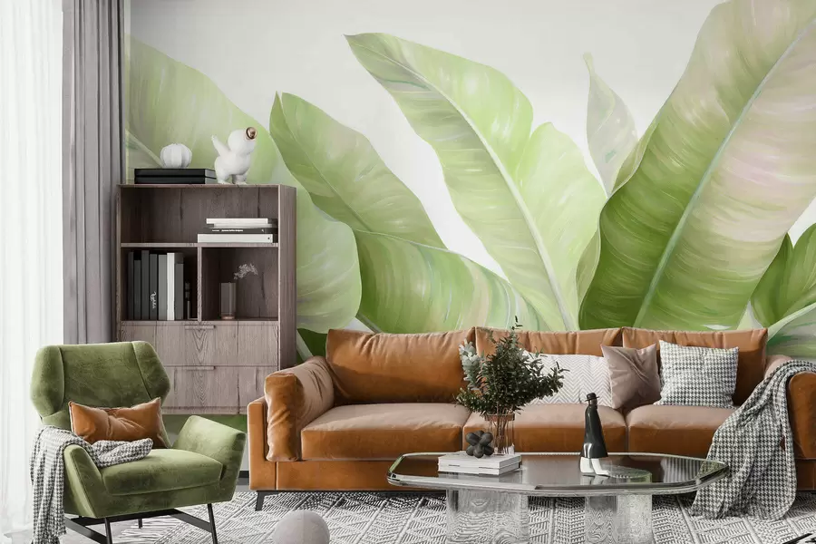 fototapeter Store bananblader w05499