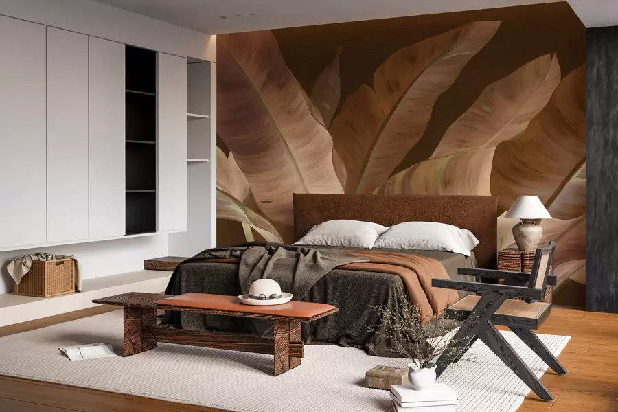 fototapeter Store bananblader w05499v2