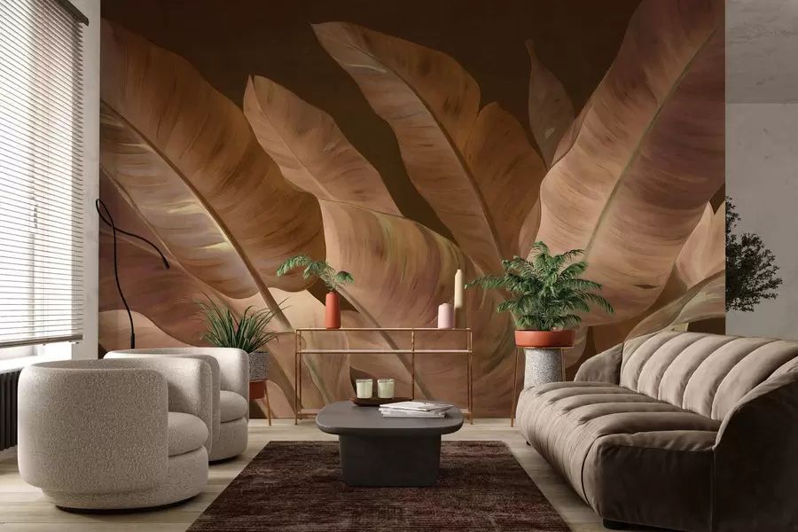 fototapeter Store bananblader w05499v2