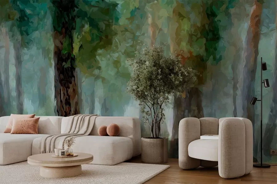 fototapeter Løvskog w05508