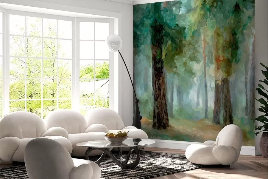 fototapeter Løvskog w05508