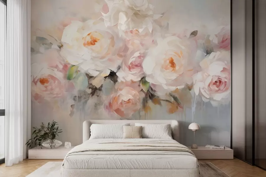fototapeter Klassiske blomster, roser w05614