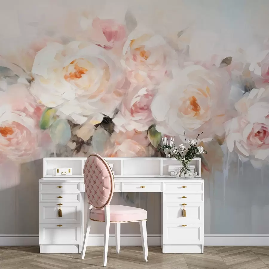 fototapeter Klassiske blomster, roser w05614