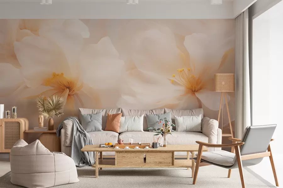 fototapeter Store blomster w05615