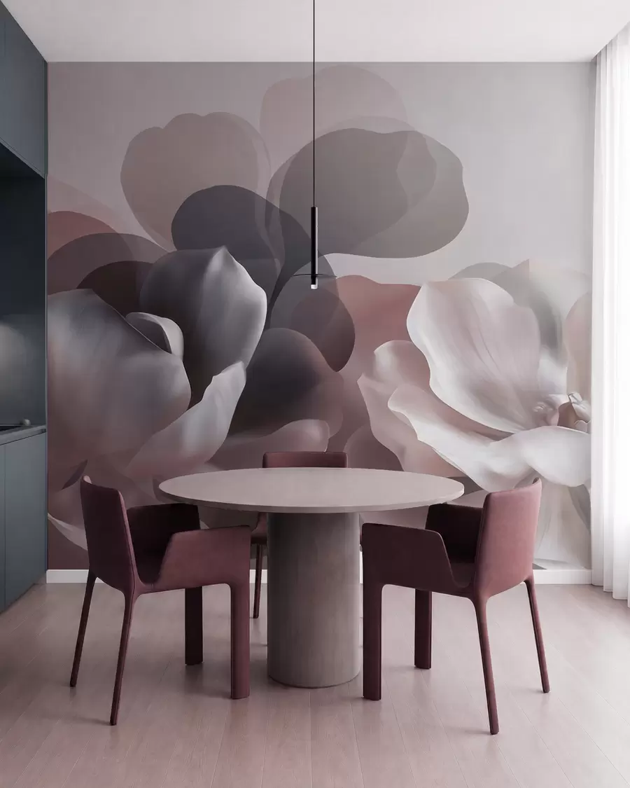 fototapeter Abstrakt blomsterkomposisjon med magnolia w09930