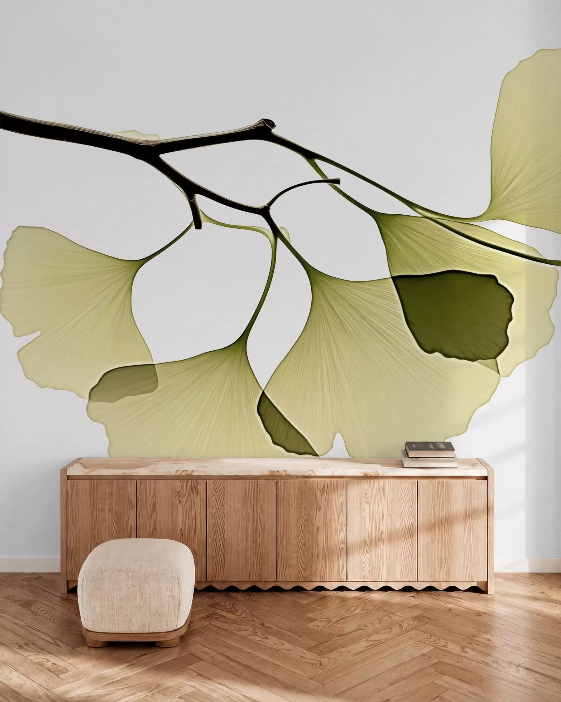fototapeter Ginkgo-vifteblader w09968