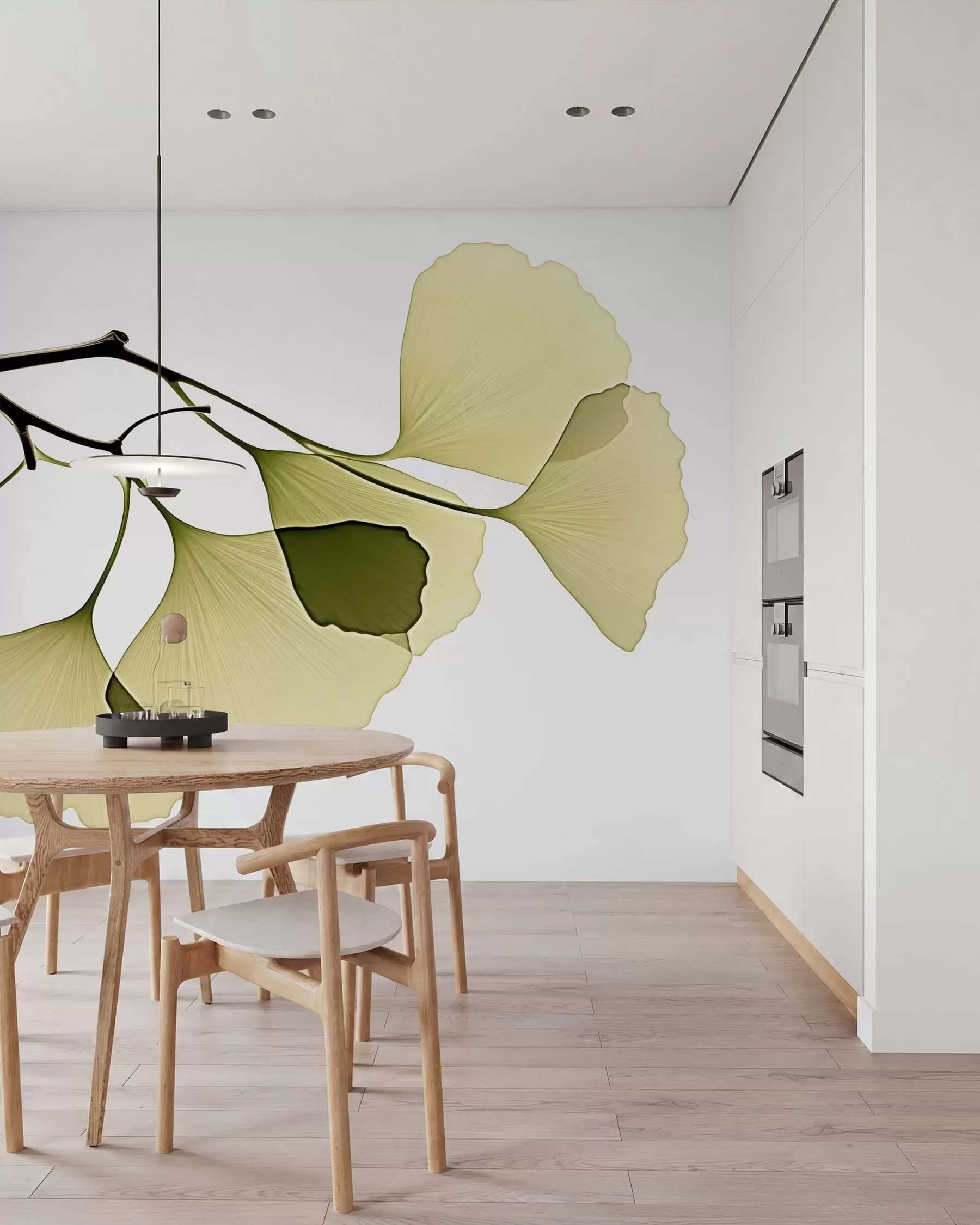 fototapeter Ginkgo-vifteblader w09968