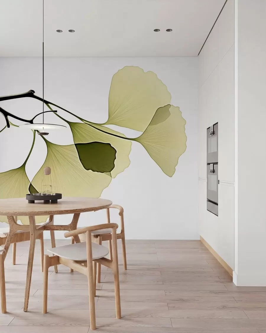 fototapeter Ginkgo-vifteblader w09968