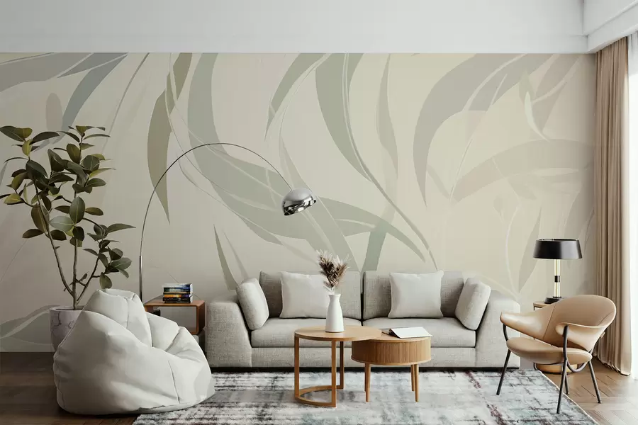 fototapeter Eukalyptus med spisse blader w05799
