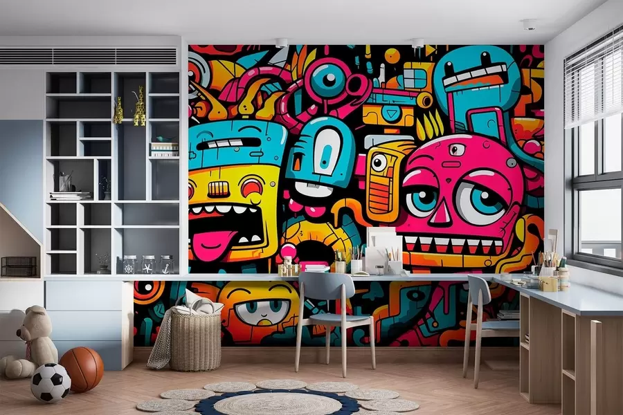 fototapeter Graffiti w05762