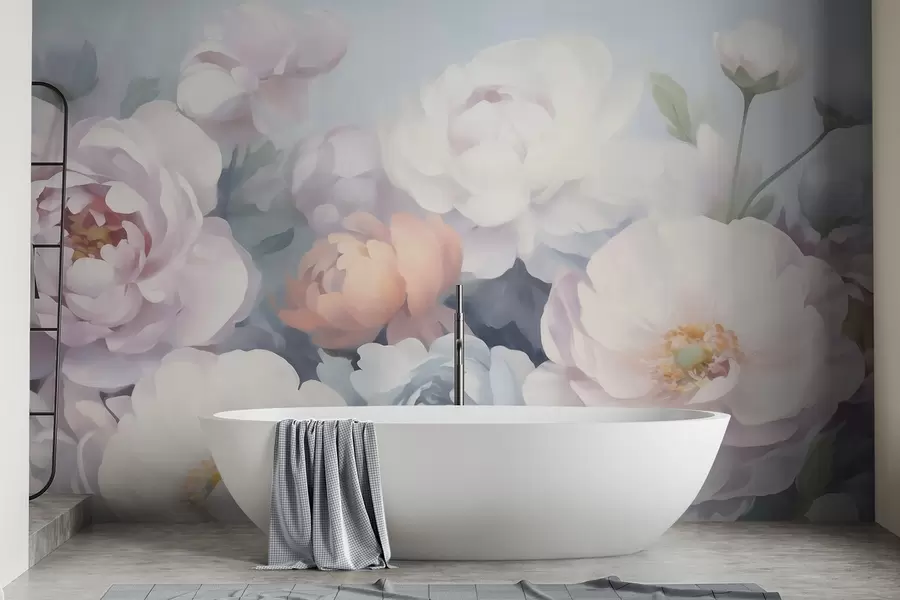 fototapeter Abstrakte blomster w05674