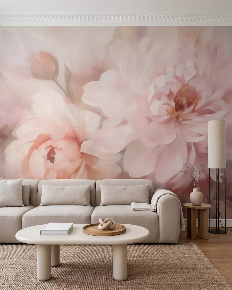 fototapeter Abstrakte blomster w05591