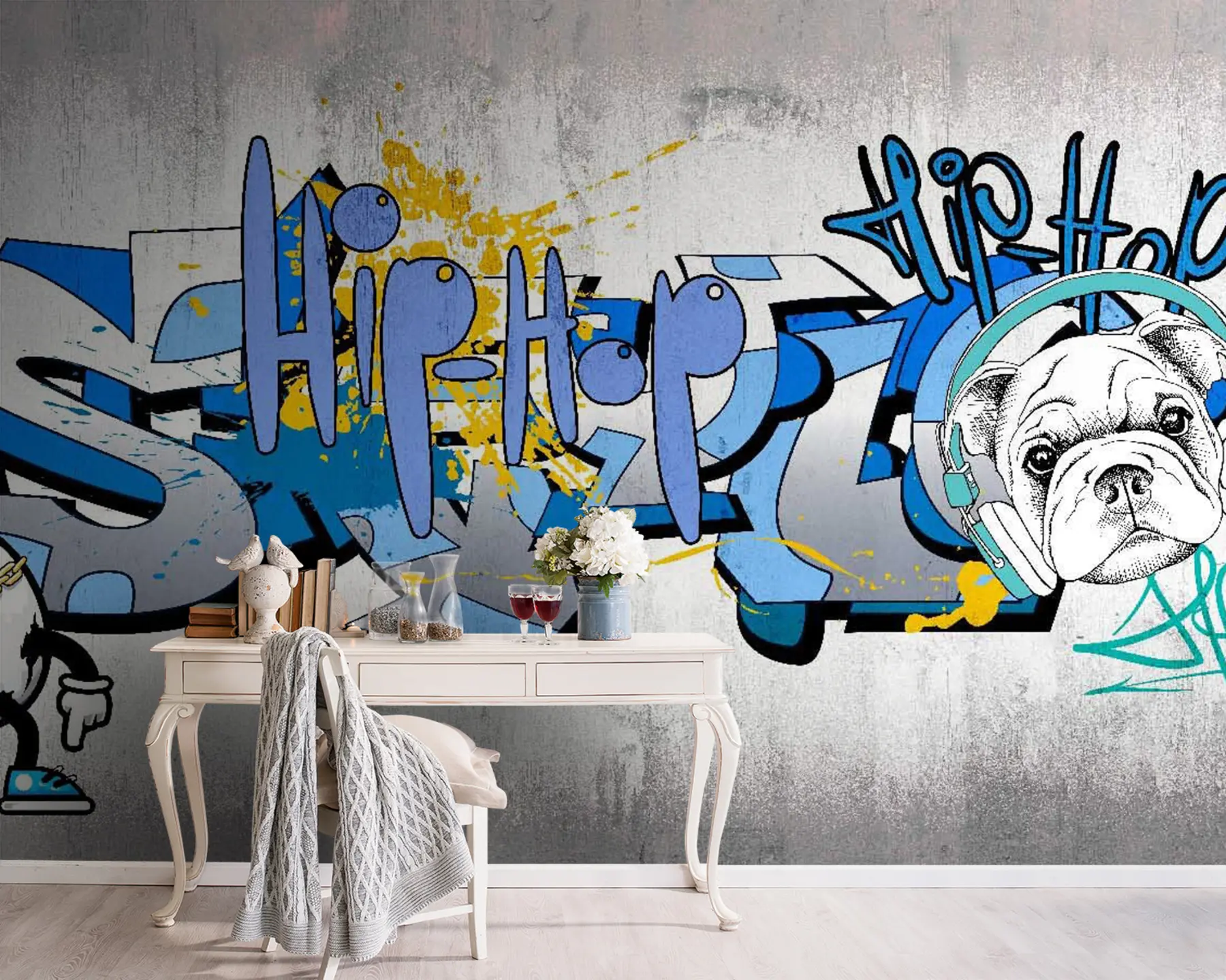 fototapeter Blått, asurblått og kunst u35405