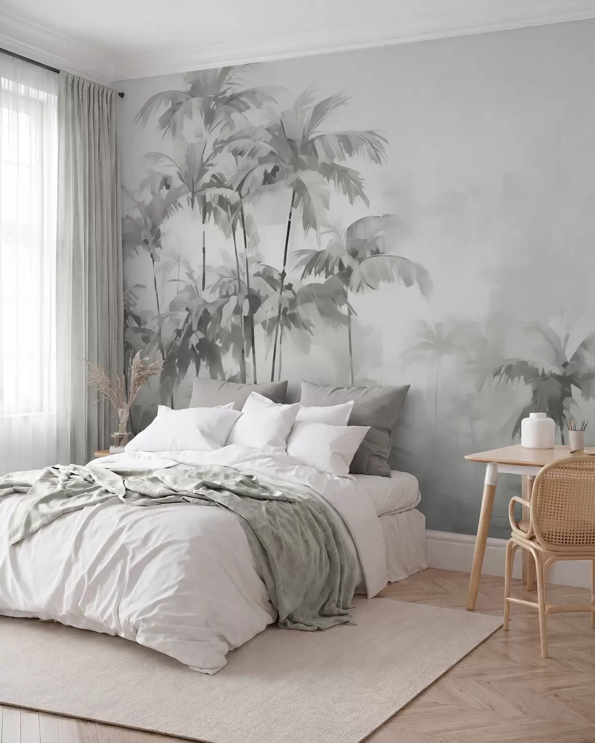 fototapeter Abstrakte palmer w05994v1