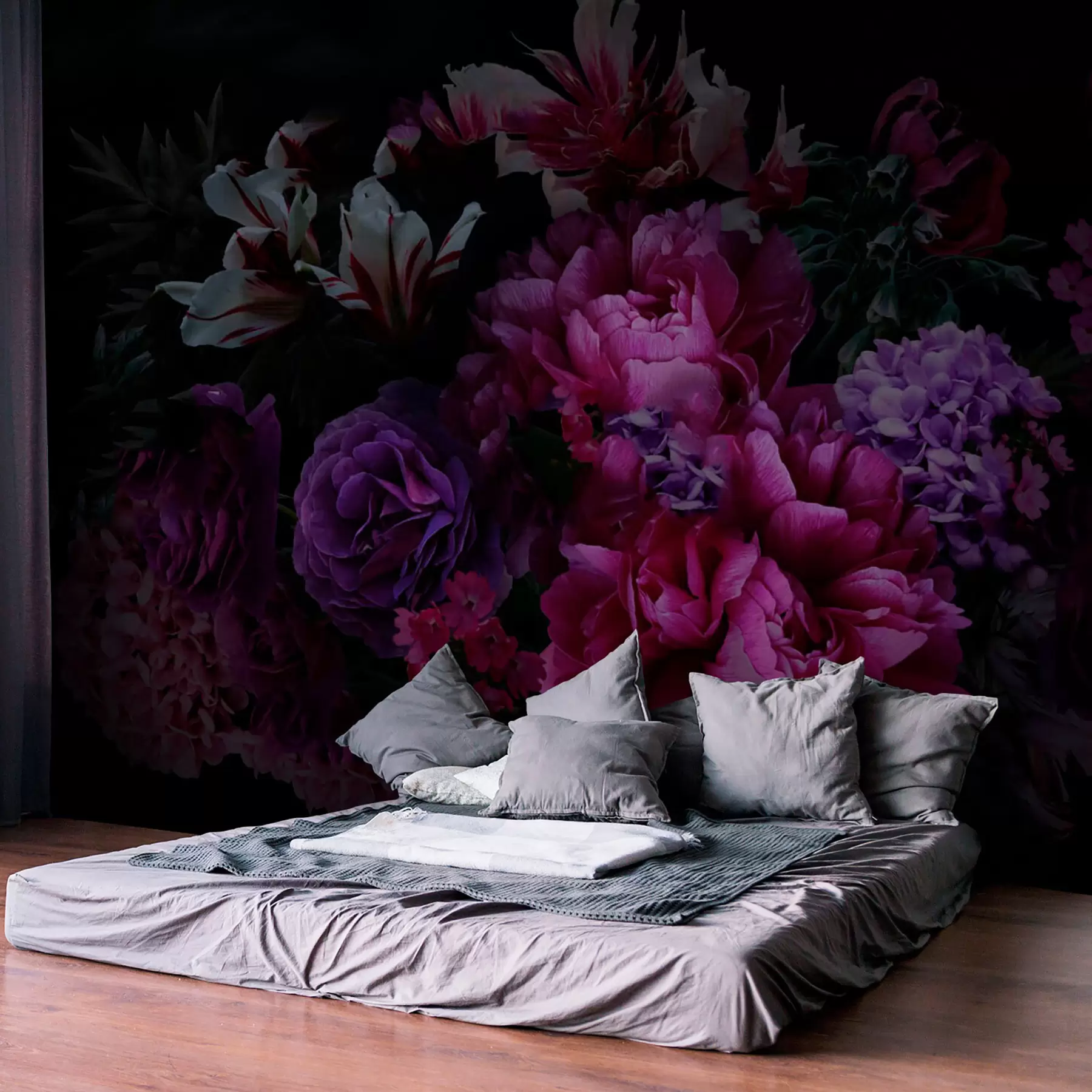 fototapeter Bukett med praktfulle pioner u72224