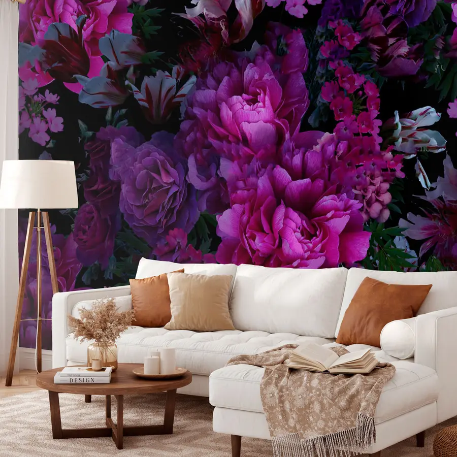 fototapeter Lyse blomster u72236