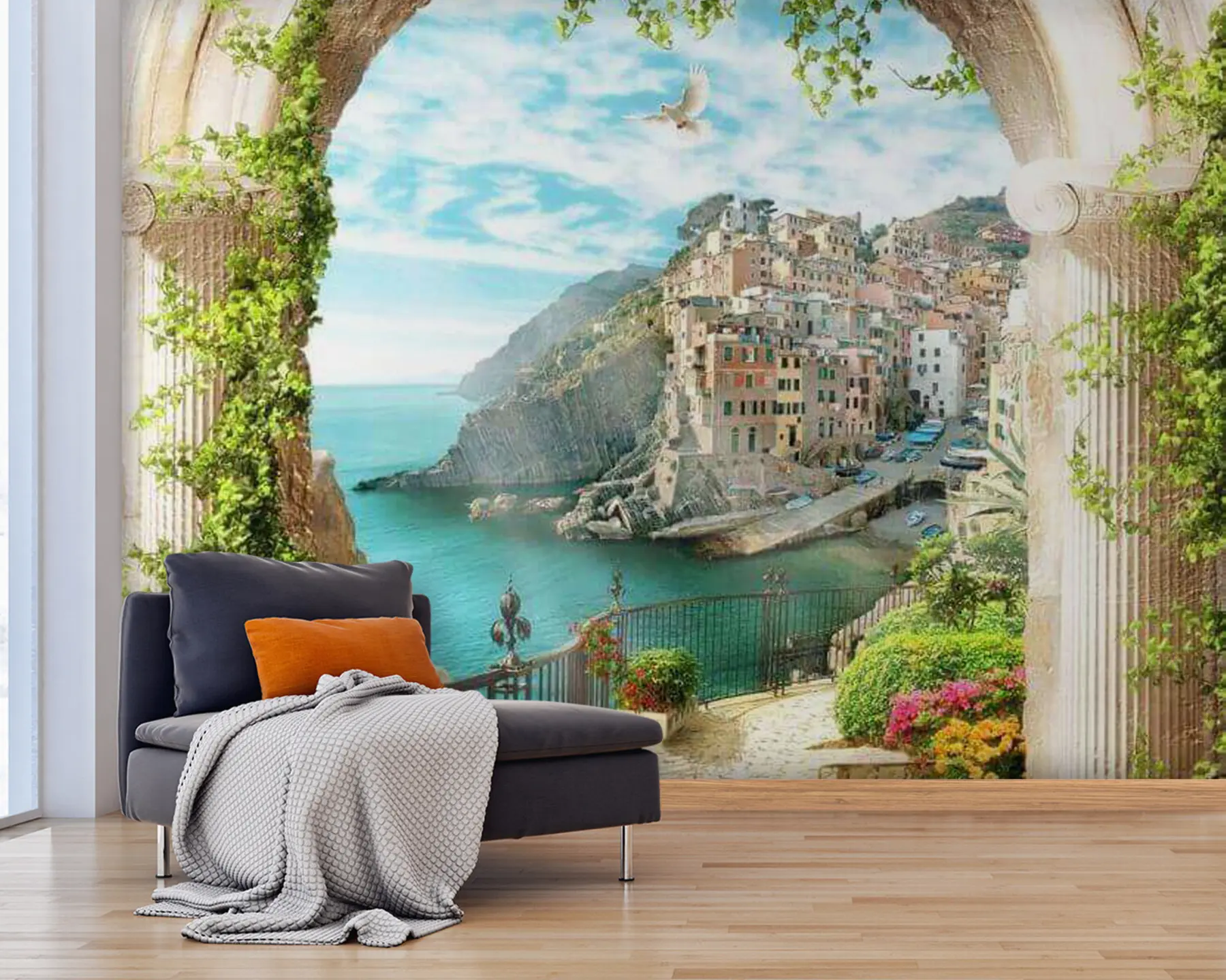 fototapeter Middelhavsbue u28398