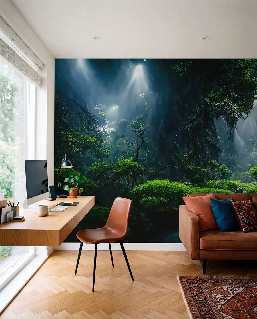fototapeter Naturlig skoglandskap u72430