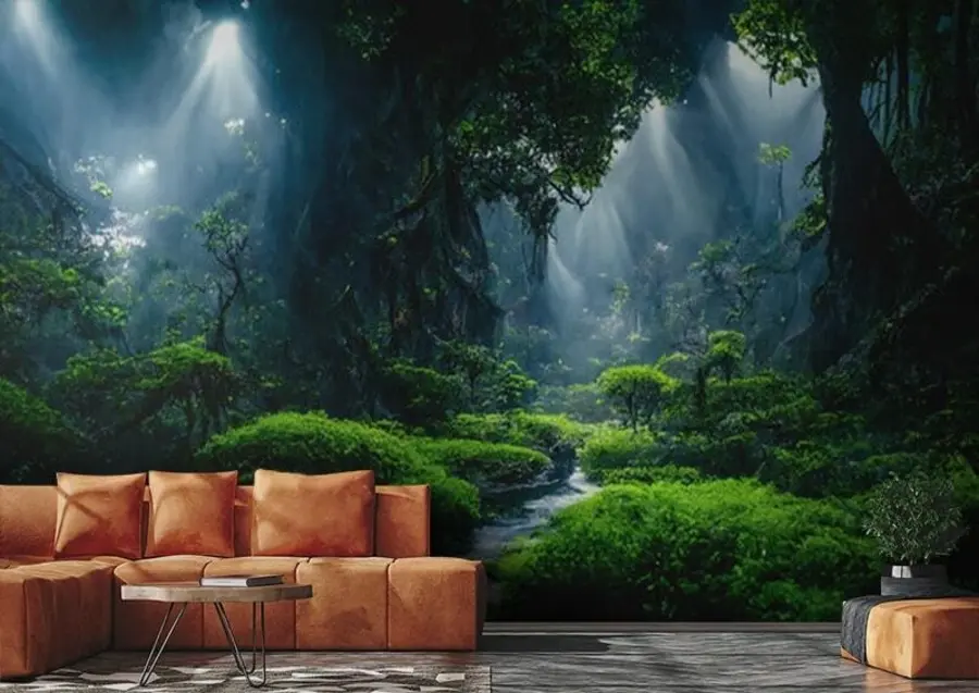 fototapeter Naturlig skoglandskap u72430