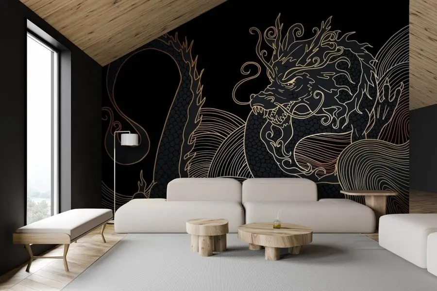 fototapeter Kinesisk drage u72948