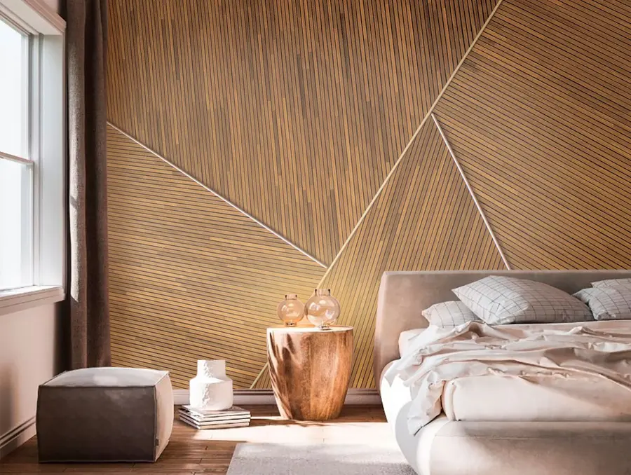 fototapeter Imitasjon av en trevegg u73431