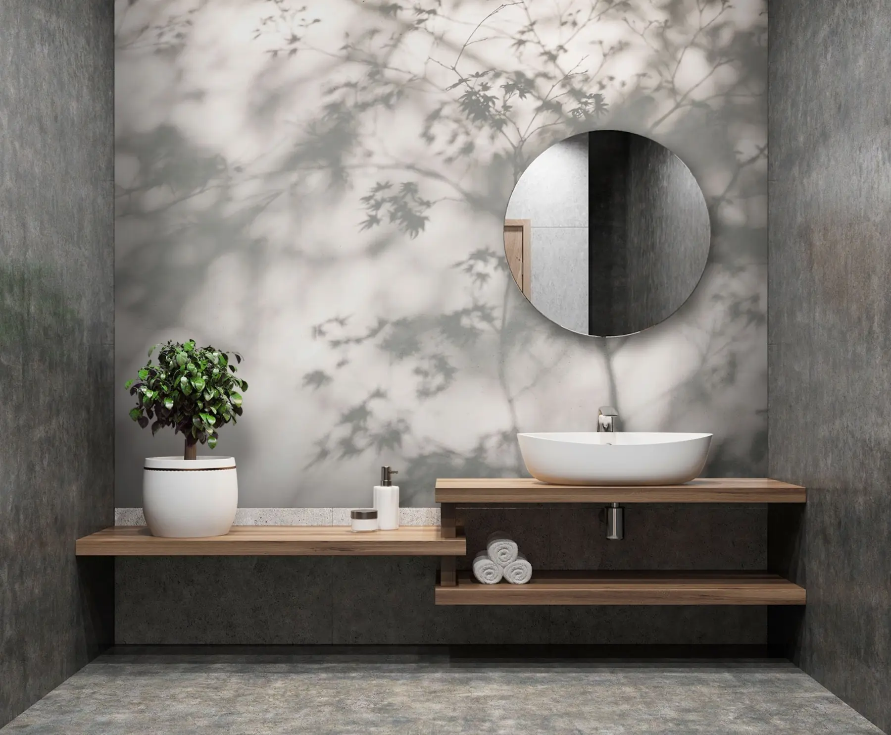 fototapeter Skygge på veggen u79829