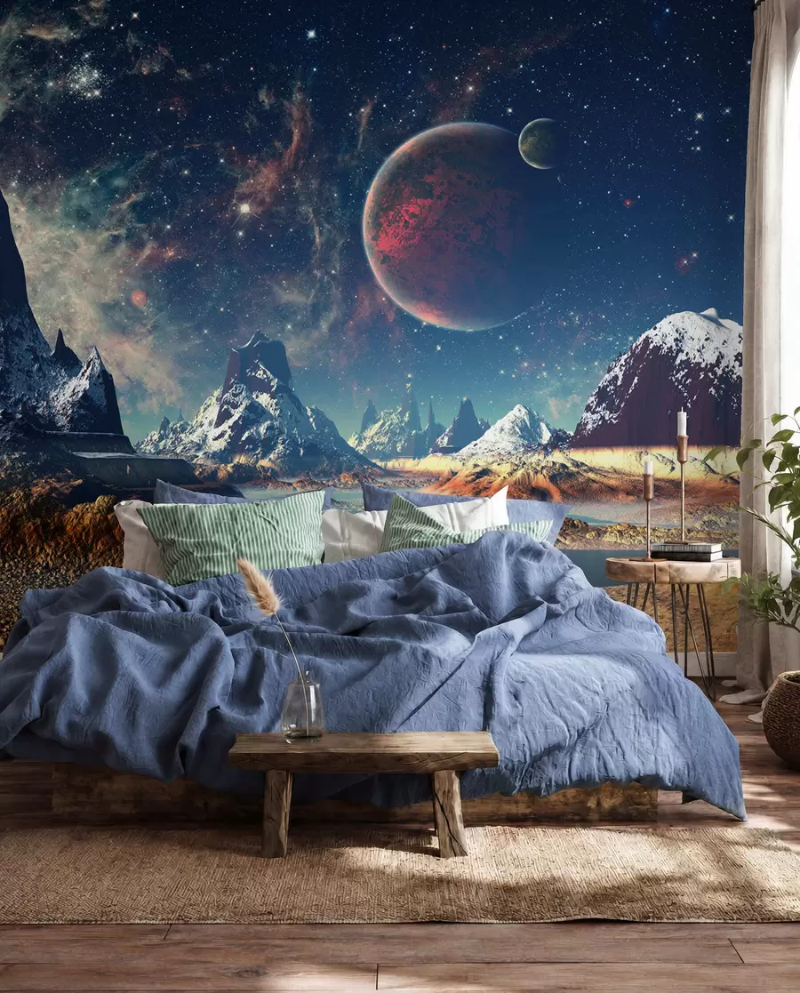 fototapeter Alien landscape u55303
