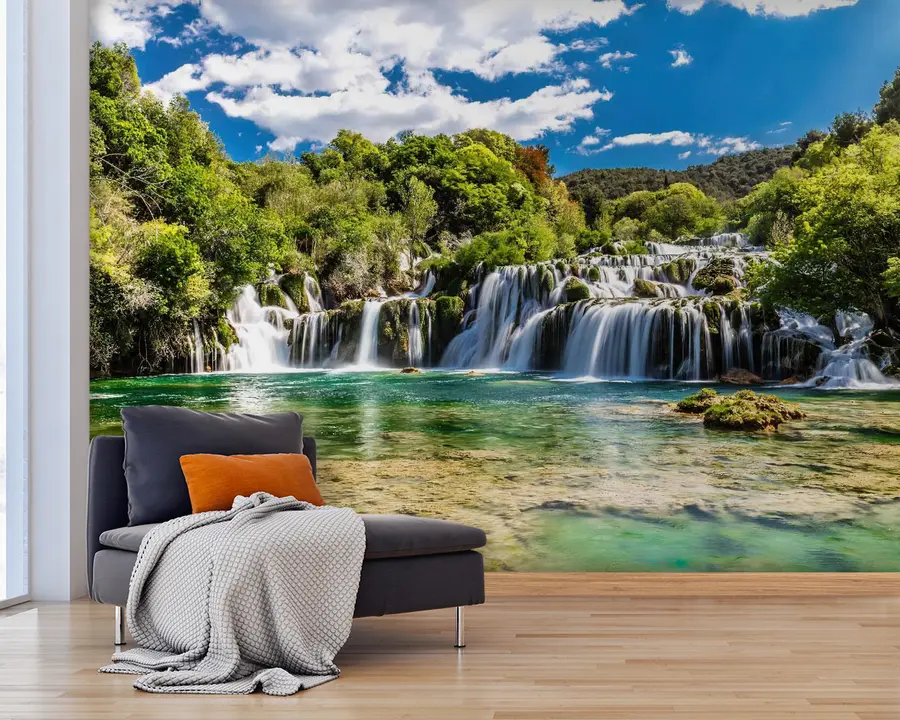 fototapeter Vann, skyer og himmel u55775