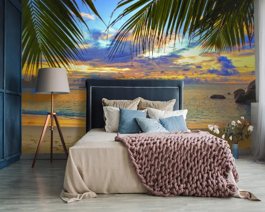 fototapeter Vann, skyer og himmel u56299