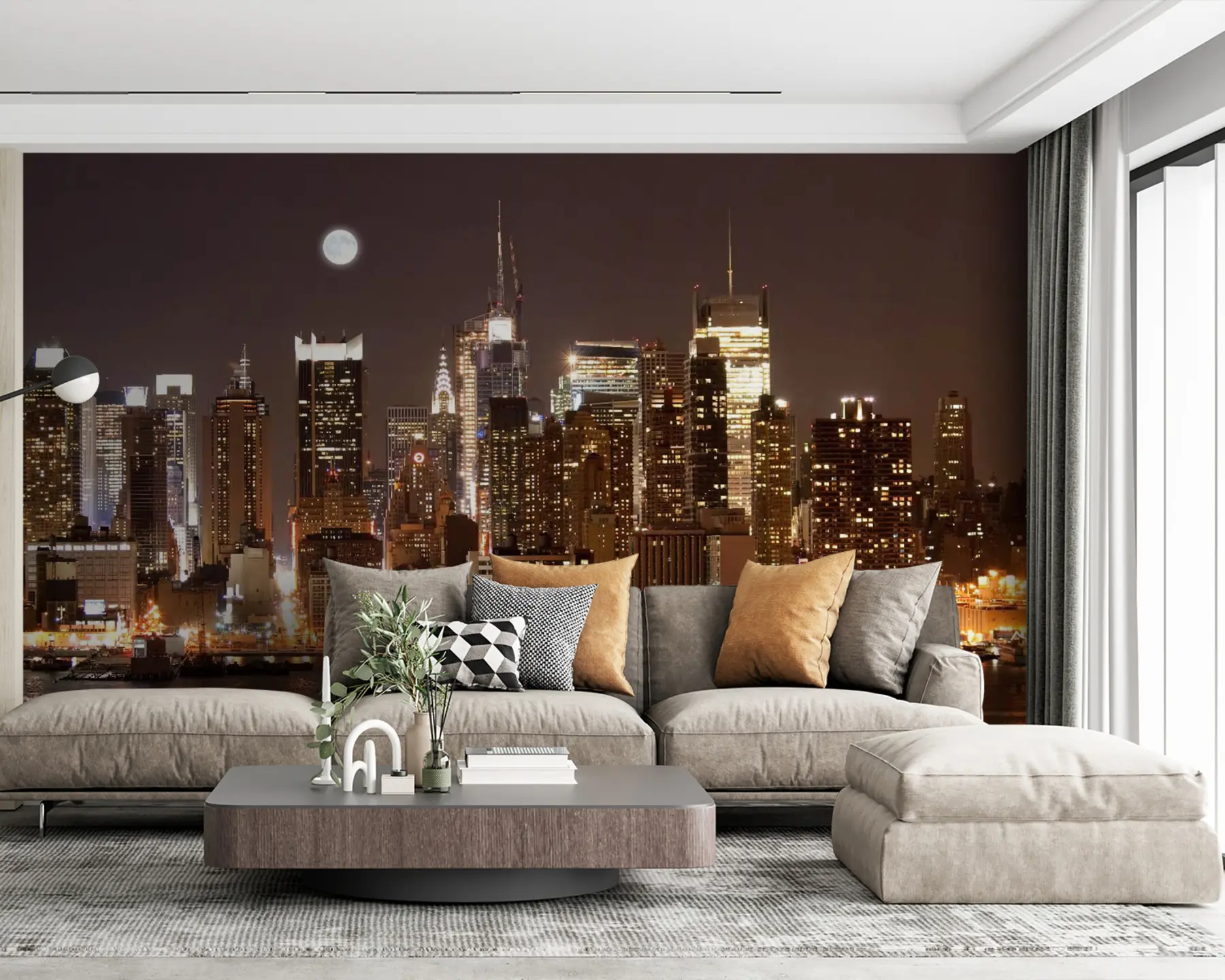 fototapeter Havnefronten i New York u57923