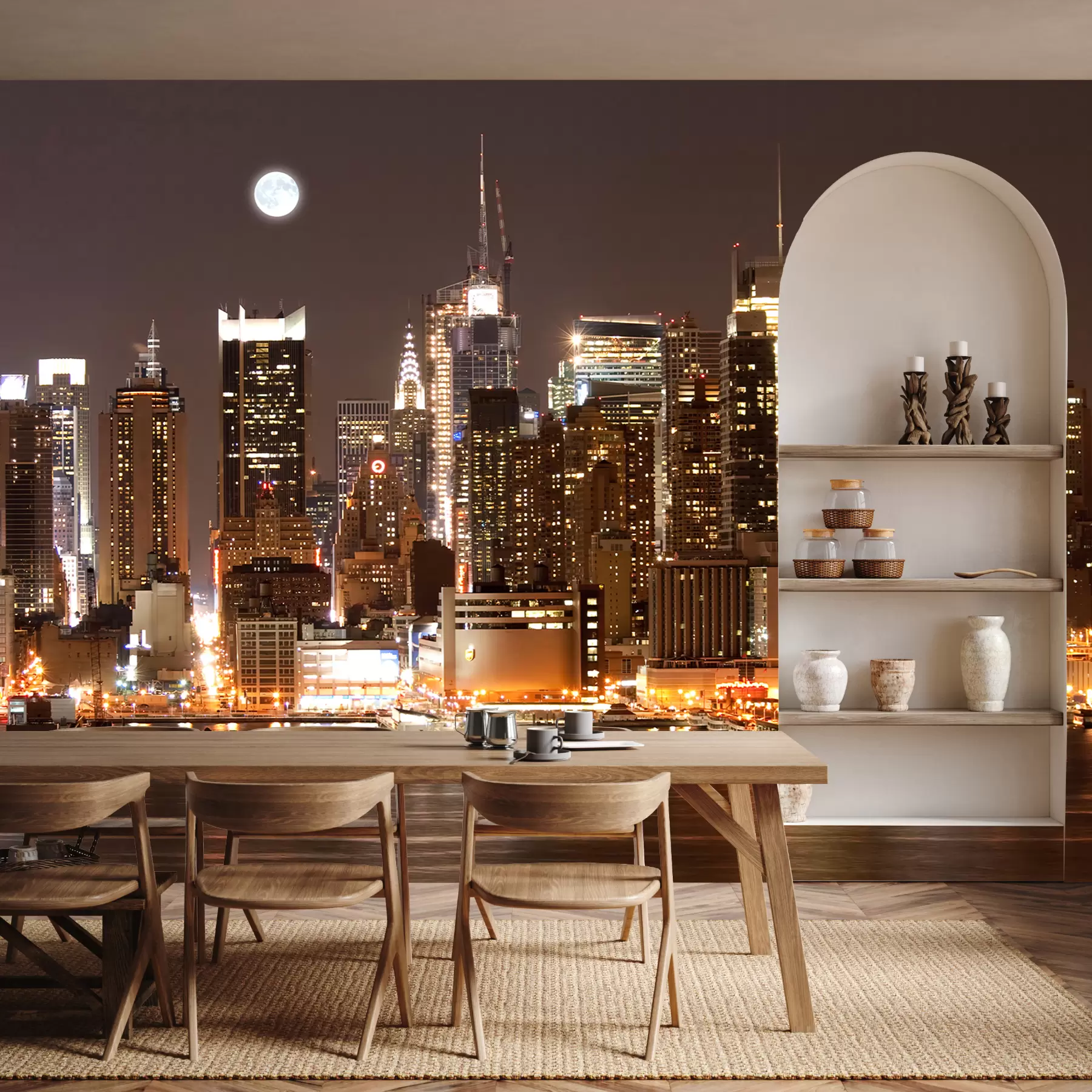 fototapeter Havnefronten i New York u57923