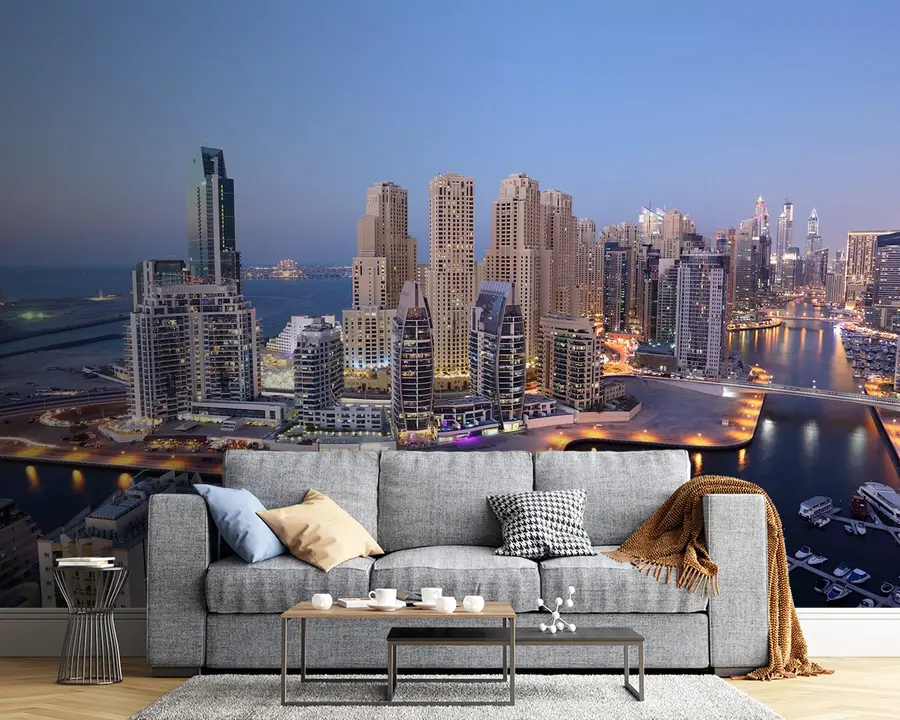 fototapeter Storbyens havner u68337