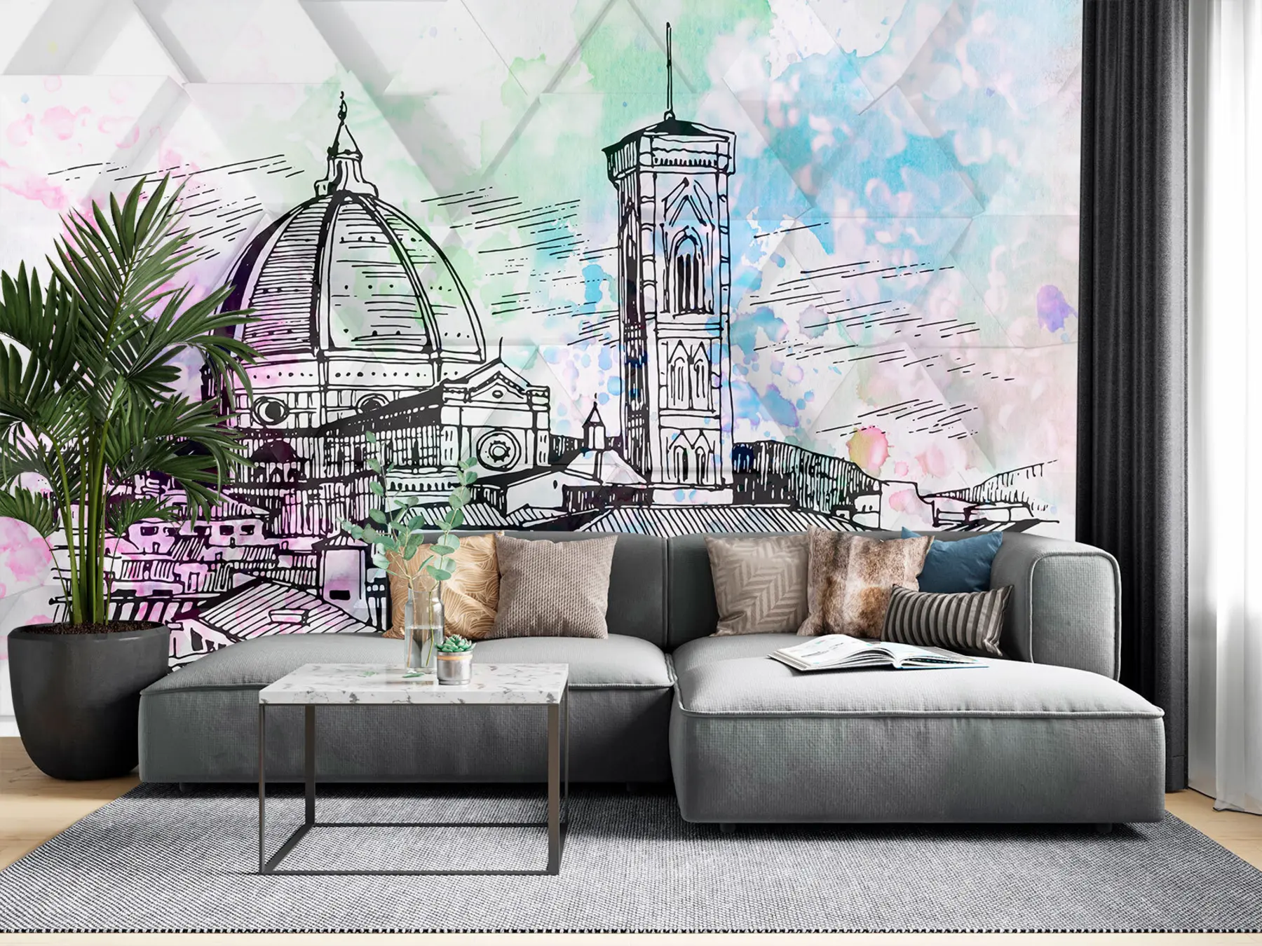 fototapeter Italia Firenze u73448