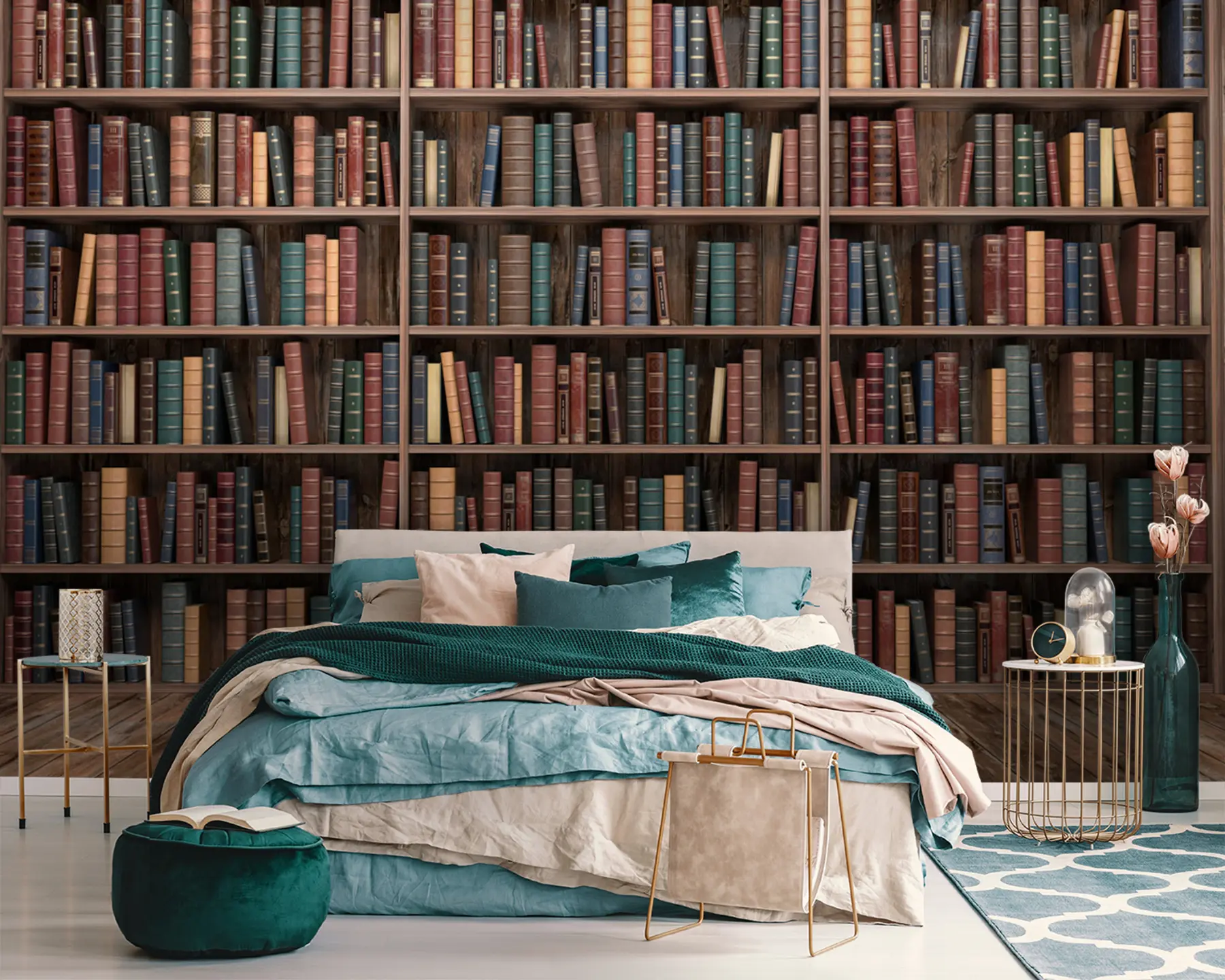 fototapeter Imponerende bibliotek u93501