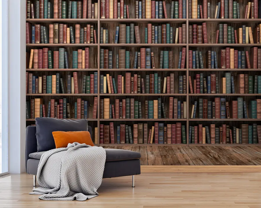 fototapeter Imponerende bibliotek u93501