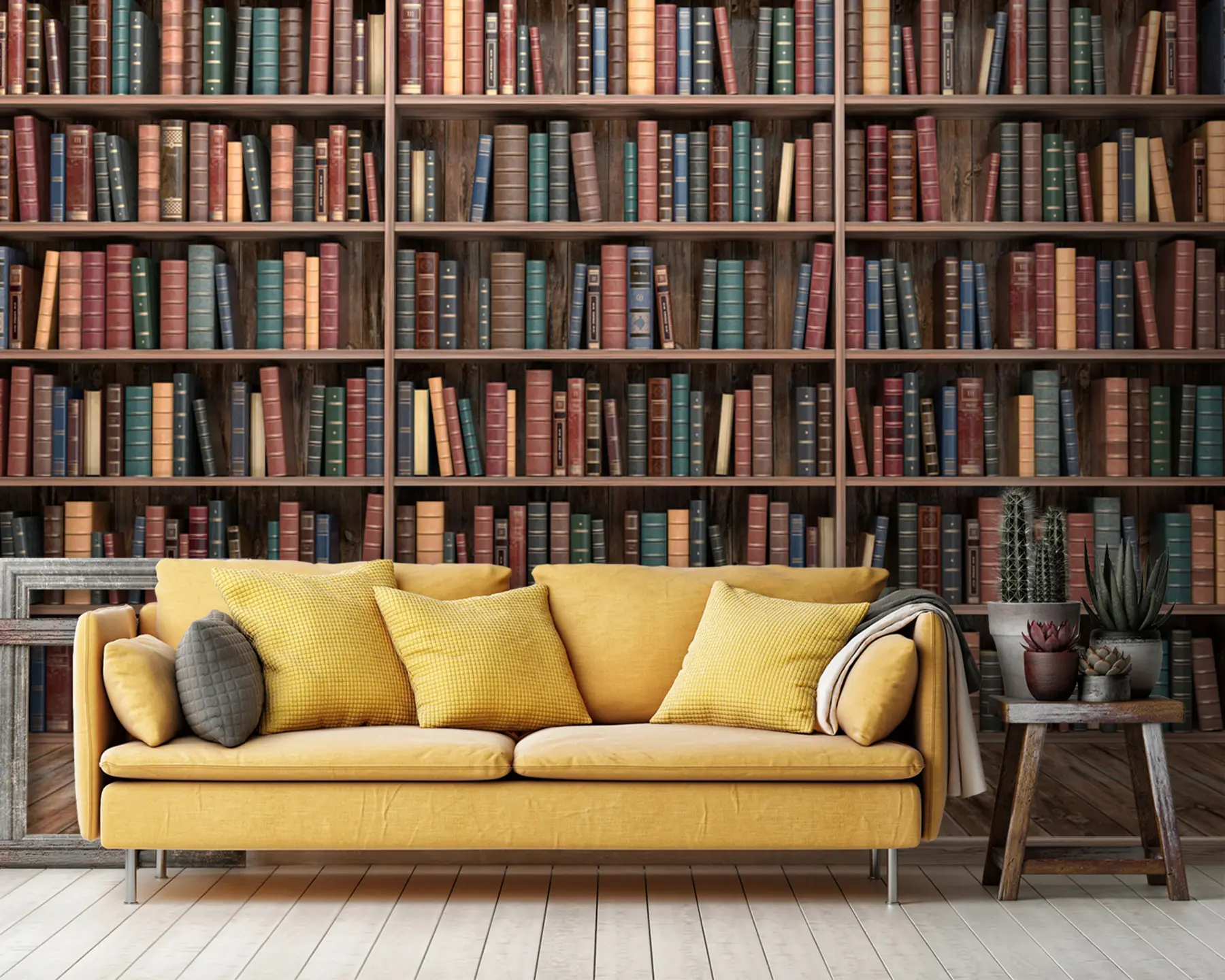 fototapeter Imponerende bibliotek u93501