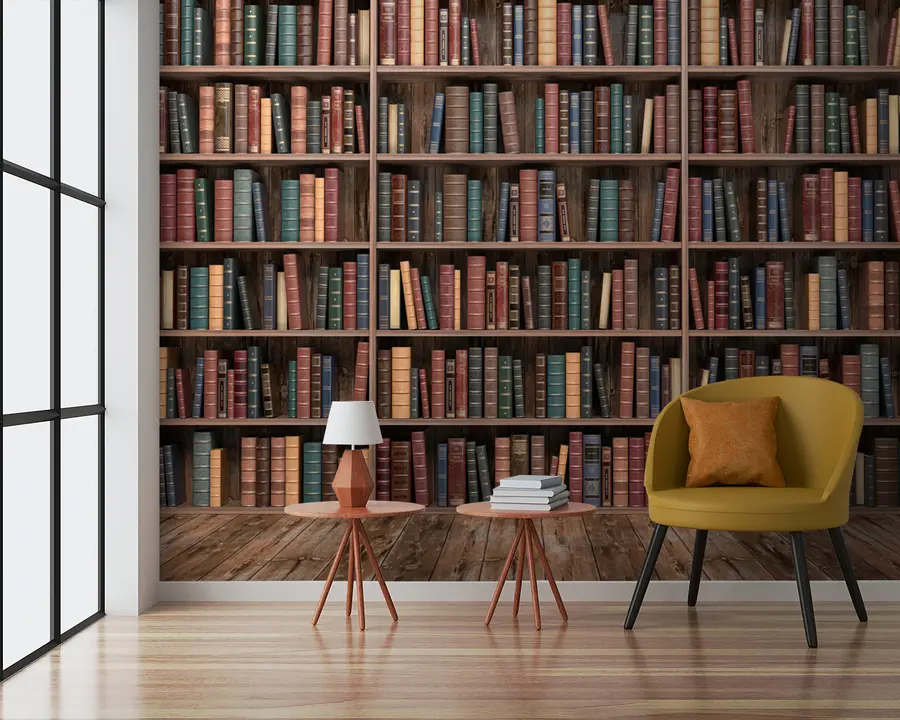 fototapeter Imponerende bibliotek u93501