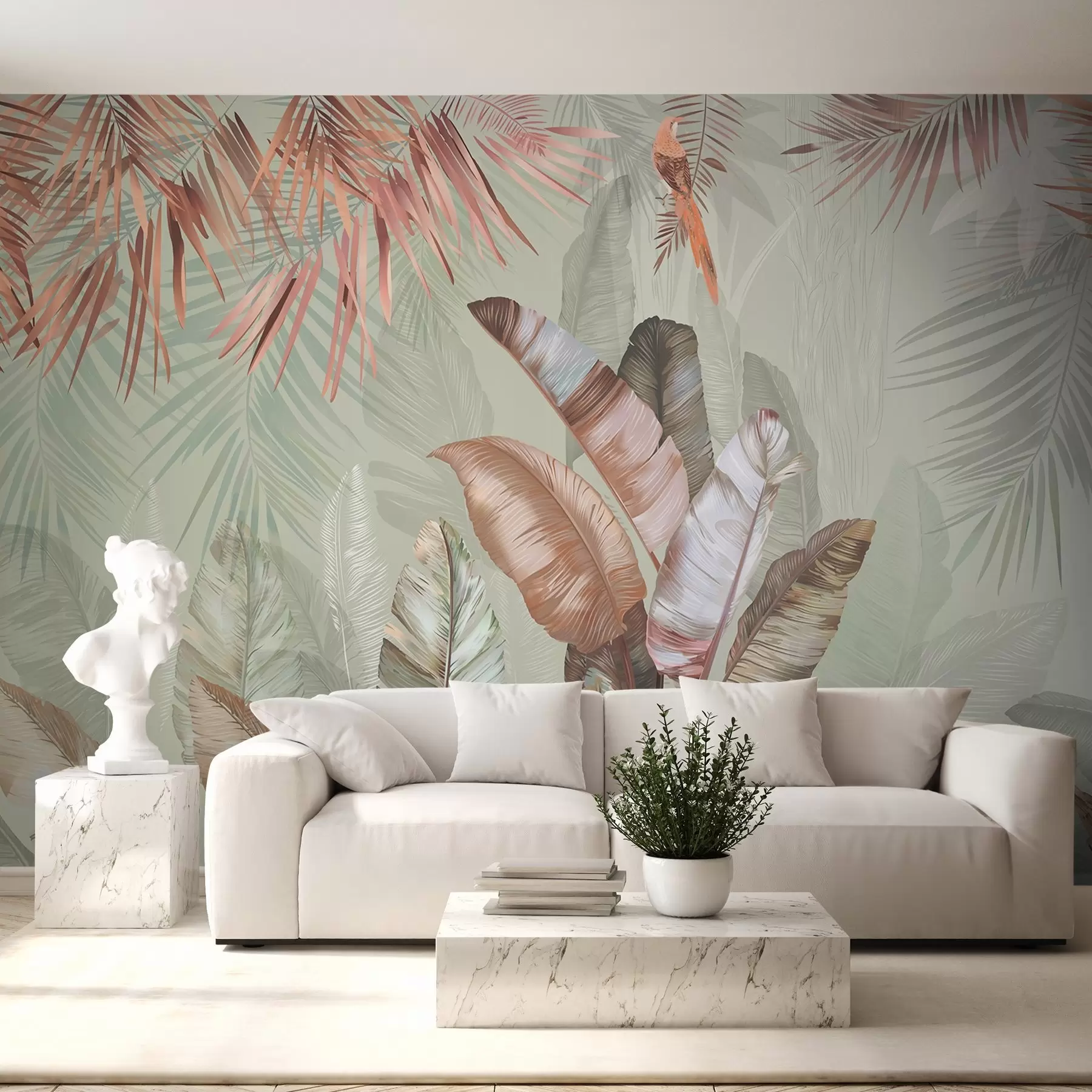 fototapeter Tropene og fugl u50468v1